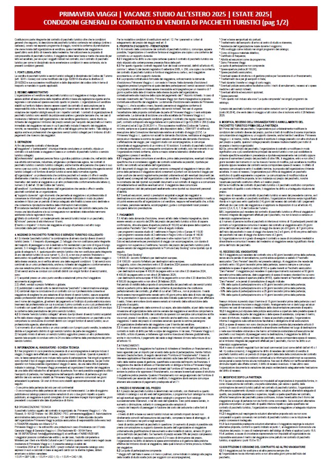 PRENOTA LA TUA VACANZA